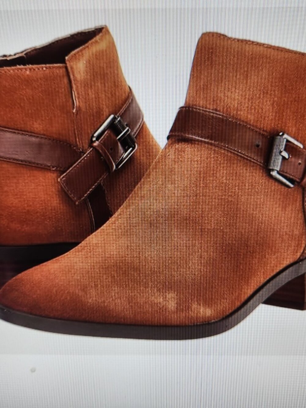 Naturalizer Brown Suede "Ronan" Booties. NIB. Size 7